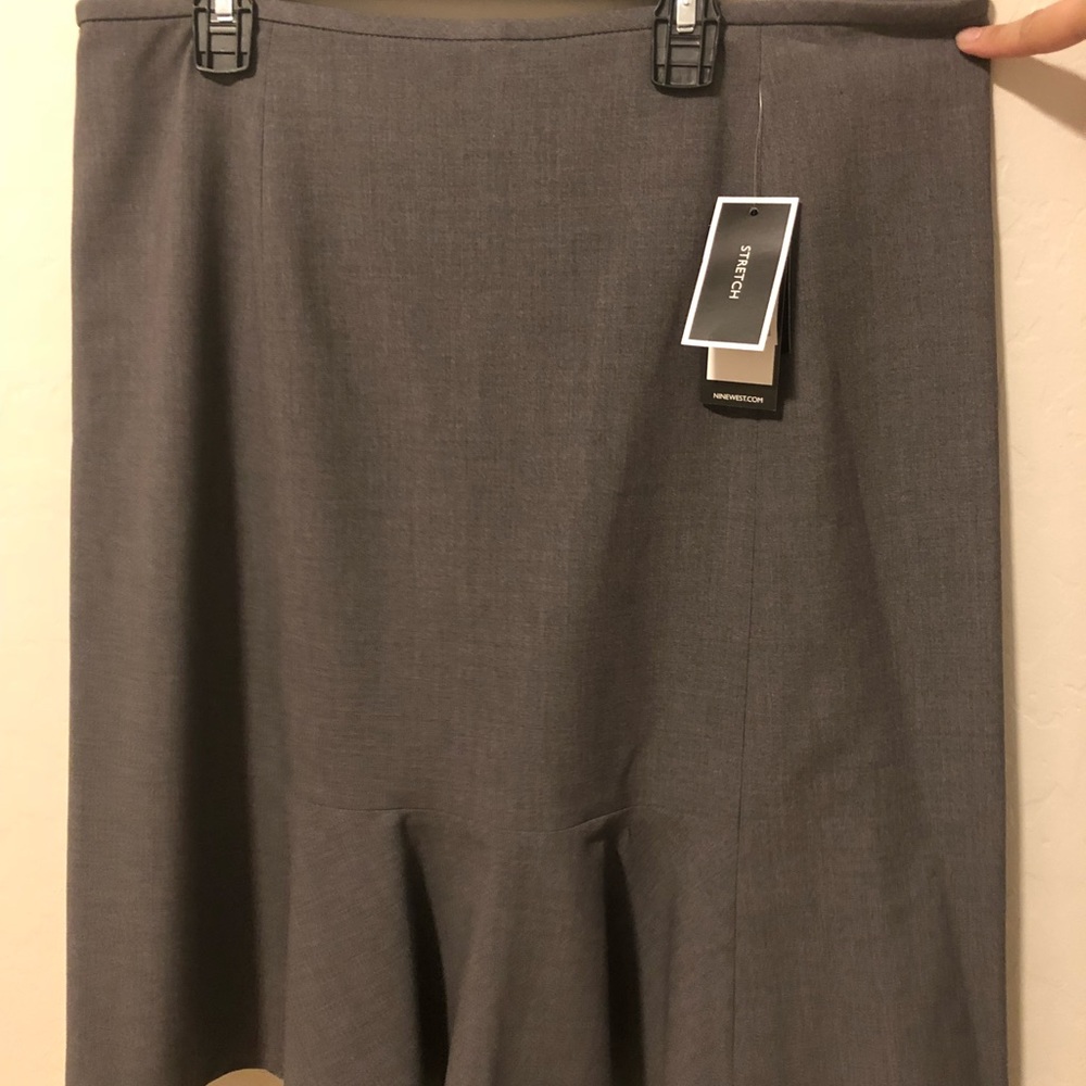 Gray Skirt Size 10 NWT